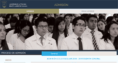 Desktop Screenshot of admision.uabjo.mx