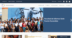 Desktop Screenshot of idiomas.uabjo.mx